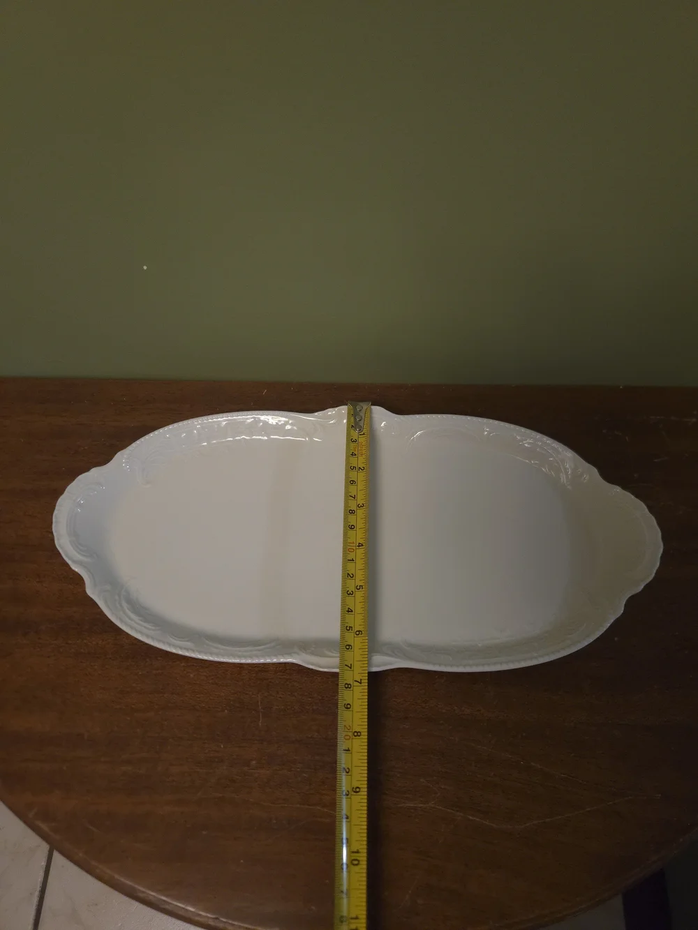 Rosenthal Classic White Porcelain Oval Platter 14x7 in Germany Solid Glossy